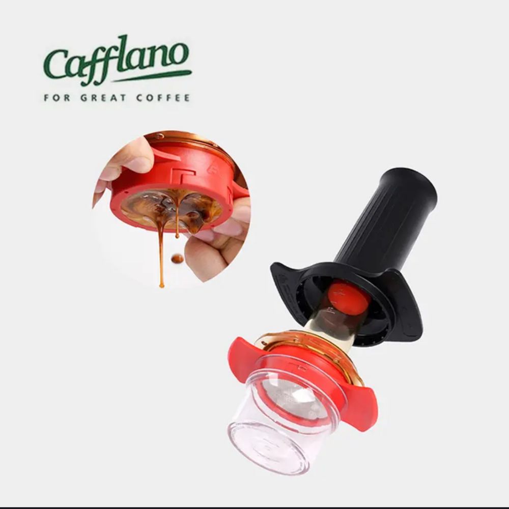 Ручная эспрессо кофеварка, Кофе-Пресс Cafflano Kompresso  (60 мл)