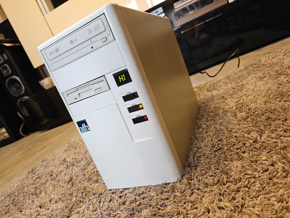 Calculator Pentium 1 socket 7 CNC, Retro Gaming , SLOT ISA Buton TURBO