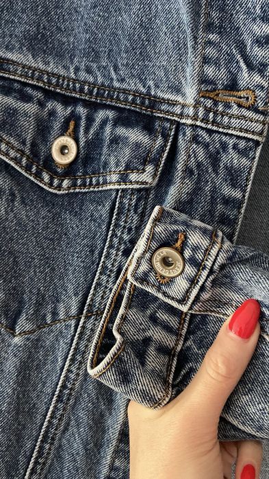 Дълго дънково яке, не е носено