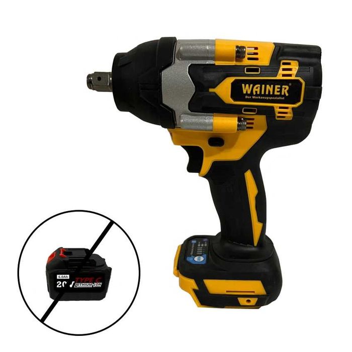 Masina insurubat prezoane cu impact 600Nm WAINER CD1 fără acumulator