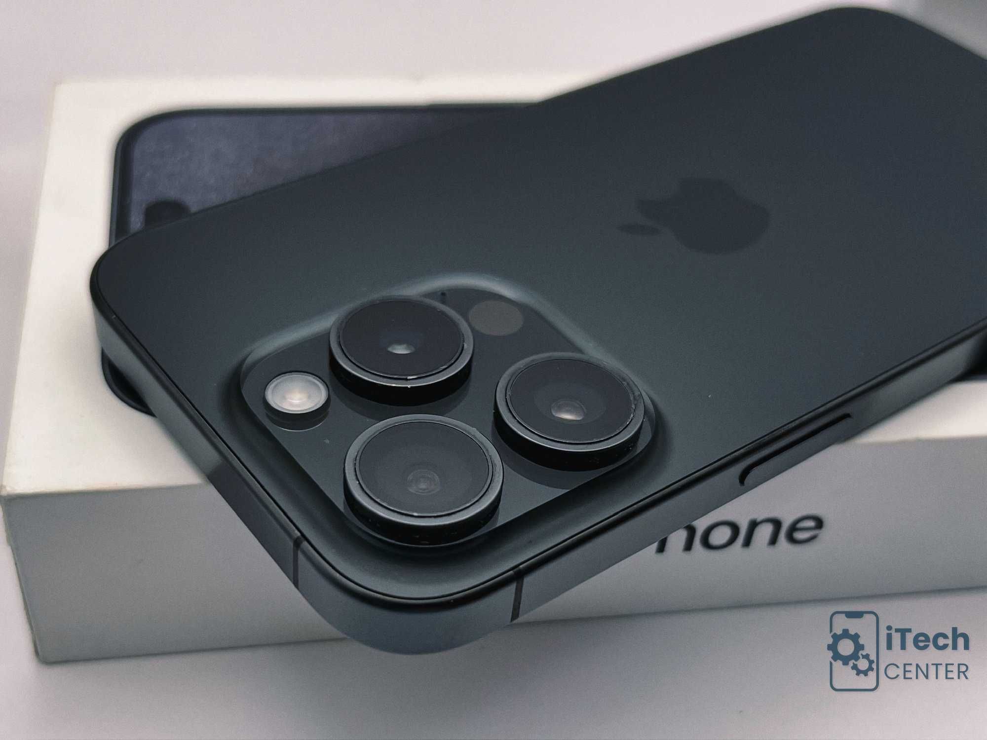 iPhone 15 Pro, 128GB, Black Titanium, 90% батерия, ОТЛИЧЕН, ГАРАНЦИЯ!