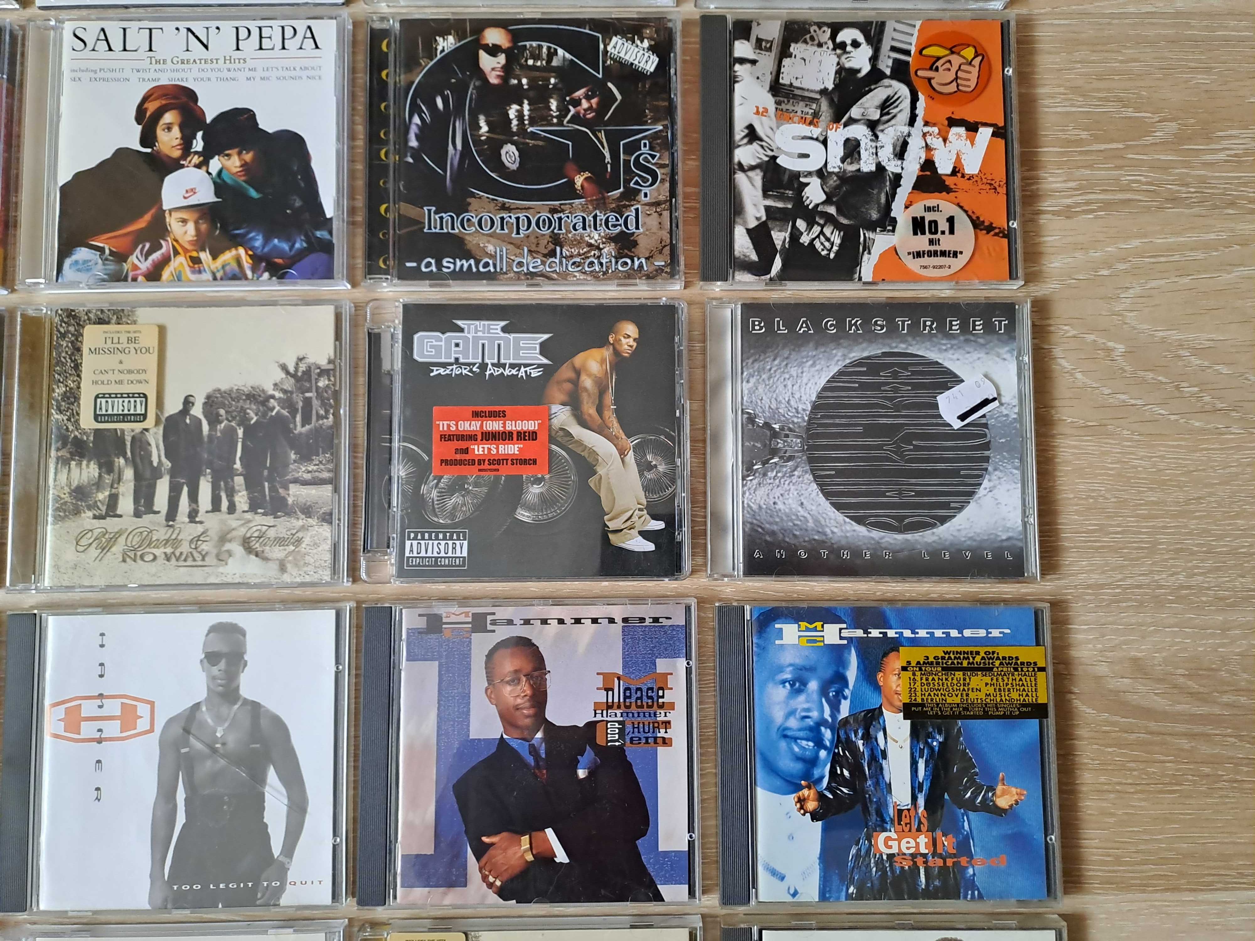 Colectie 20 CD originale albume Euro-rap, Pop-Rap, Hip-Hop
