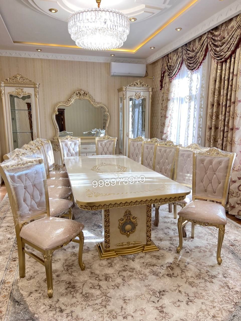 Stol Mdf  Stul-Yonğoqdan 12-Talik Kamplekt Baquvat Arzon Narxda Olin