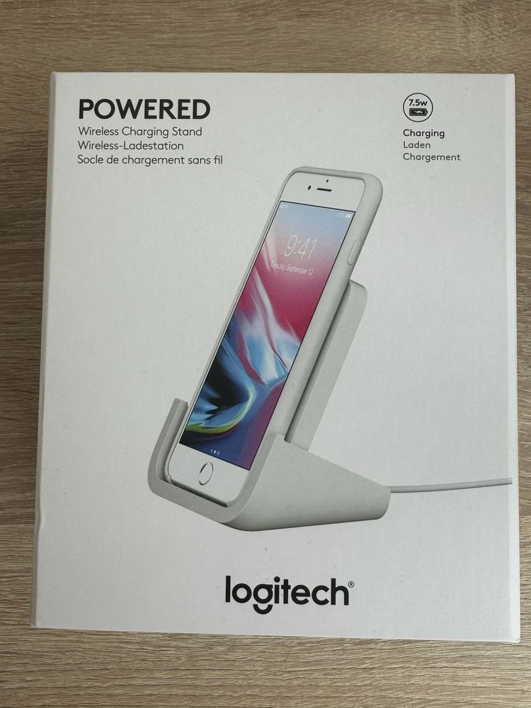 Stand de incarcare wireless Logitech Powered pentru Apple iPhone