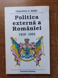 Politica externa a Romaniei (1919-1933) – Frederic C. Nanu