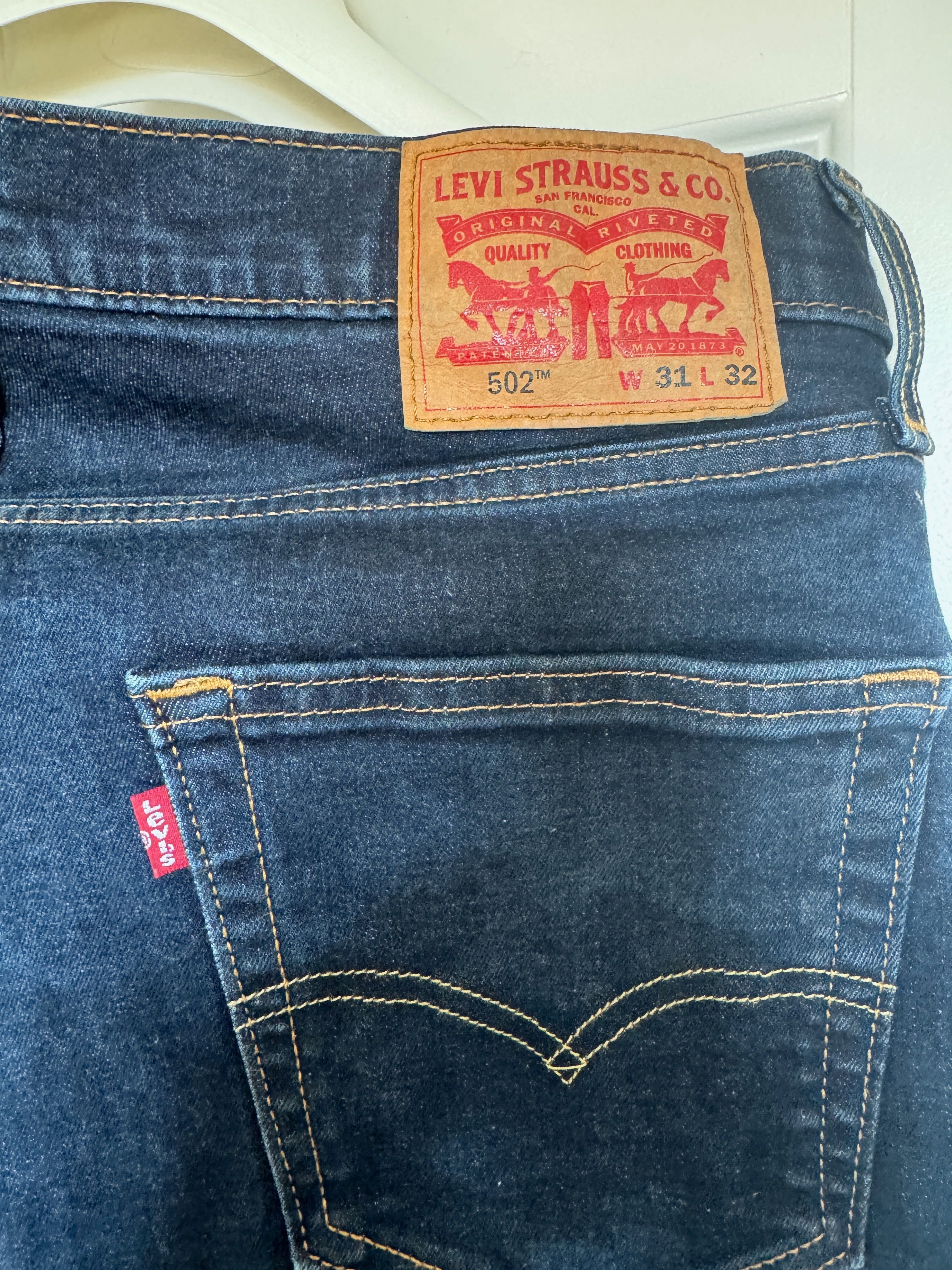 Blugi Levi's 502 Taper Fit 31/32 Albastru Noi