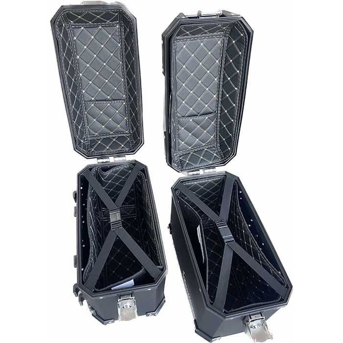 Водоустойчиви Странични Куфари За Мотор, 2 бр. 28 литра