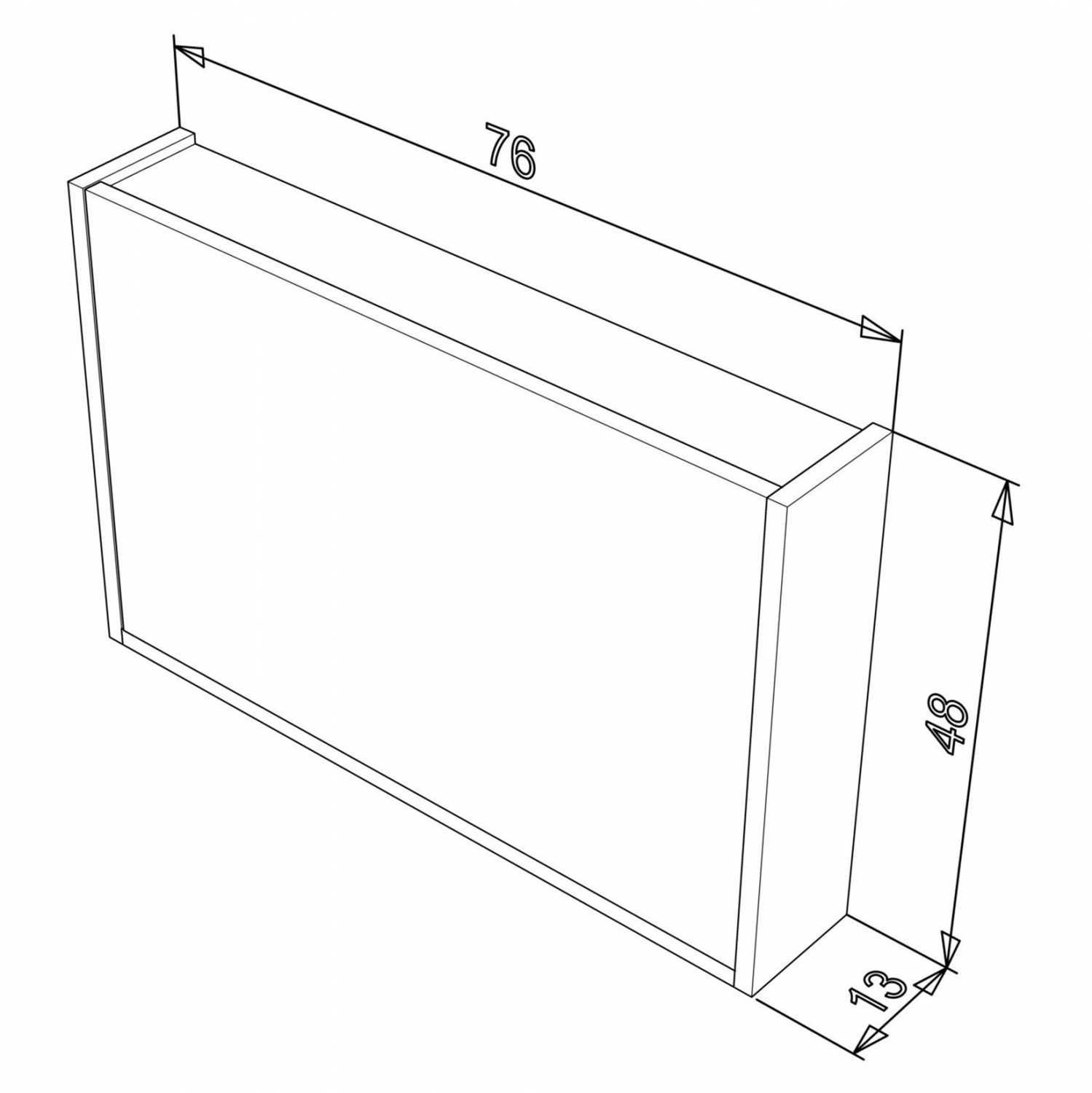 Стенна тоалетка CHAMELI 76x46x48см.