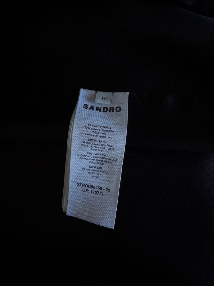 Sandro вълнено палто 100% оригинал