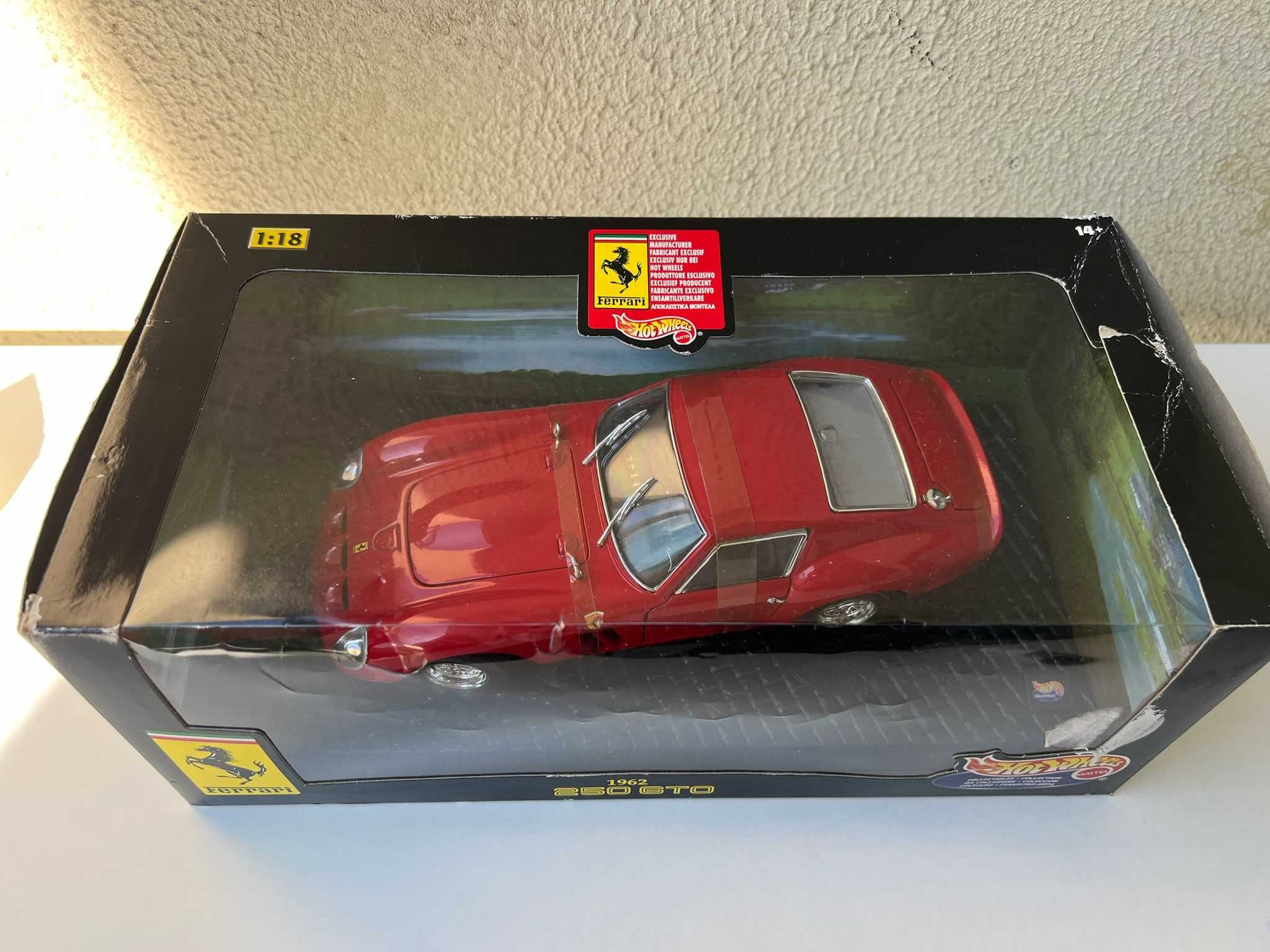 Macheta Auto 1/18 Hotwheels Ferrari 250 GTO 1962