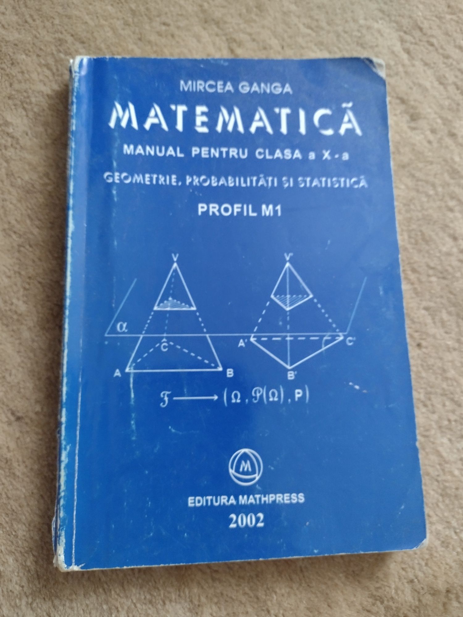 Mircea Ganga cărți matematică clasa a IX a și a X a