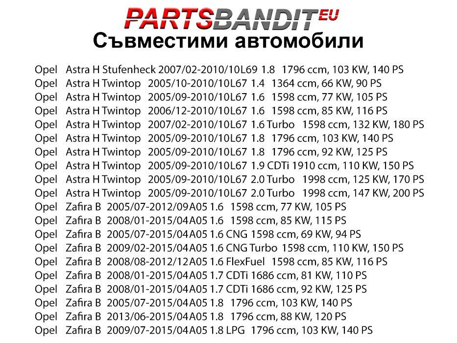 Бутон Копче Ел. Стъкла Предна Задна Лява Дясна Врата OPEL ASTRA ZAFIRA