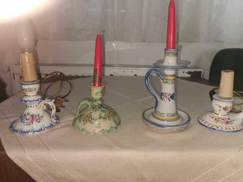 Set de veioza cu suport de lumanarii