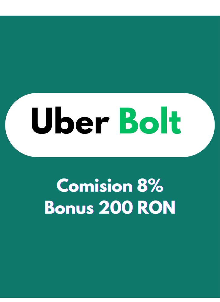 Flota Autorizată UBER - BOLT 8% comision