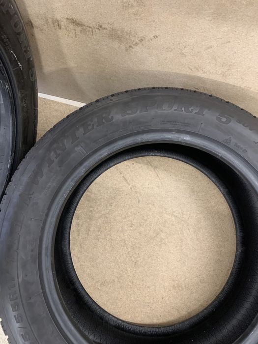 Dunlop Winter sport 5 suv 235/55/17 2 бр . С дот 4018 грайфер 5.5мм,