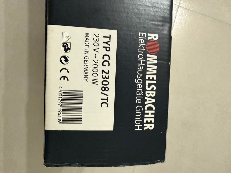 Grătar electric Rommelsbacher Ceran High Tech