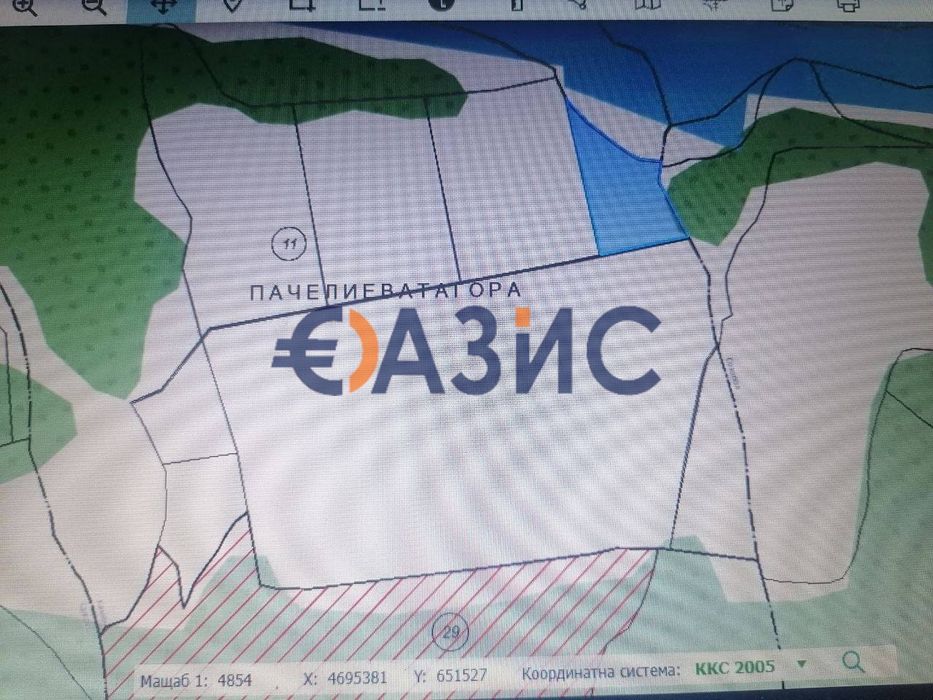 Парцели, с. Константиново, Общ. Камено, обл. Бургас, България - 33476