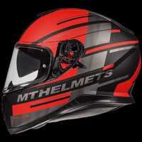 каска MT Helmets каска Thunder 3 Pitlane пистова мото каска с очила