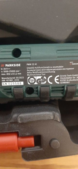 Set de modelaj cu acumulator 20V PARKSIDE PMBSA 20-Li A1 5 lei transp