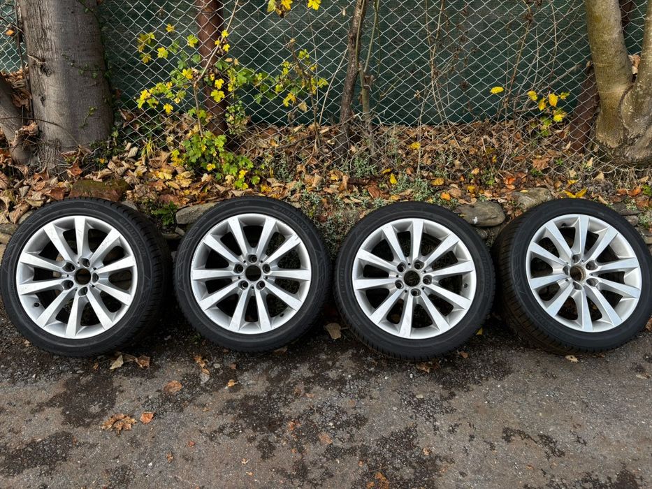 Jante BMW originale R18 cu anvelope de iarnă Hankook 245/45/R18