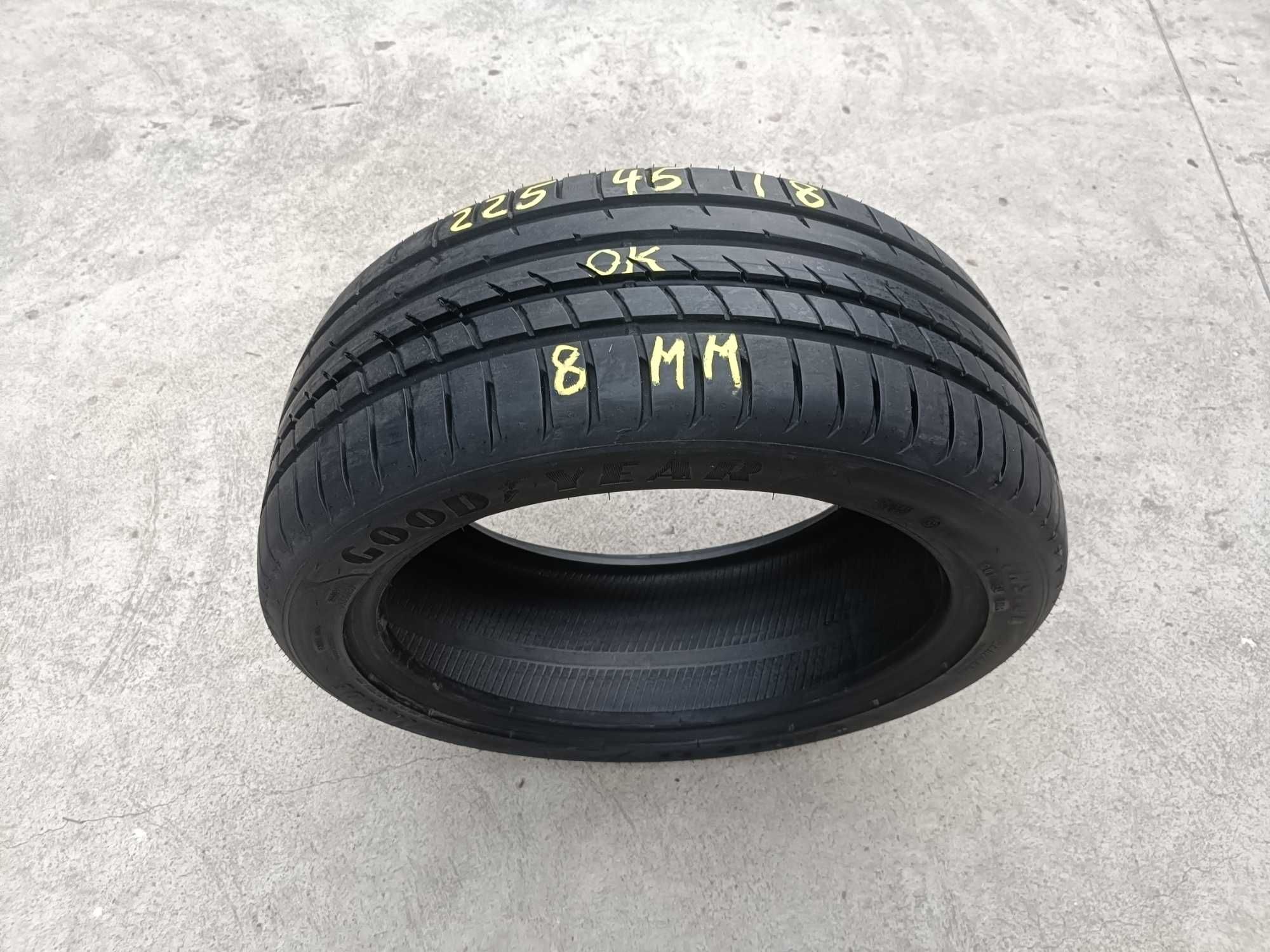 O anvelopa de vara 225 45 18 goodyear F 1 asymmetric 2 profil 8 mm