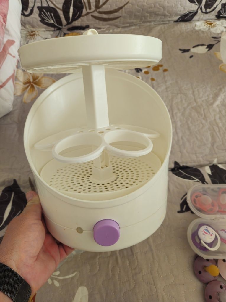 Sterilizator bebe + biberoane+suzete etc