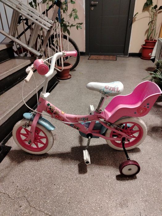 Bicicleta copii cu roti ajutatoare