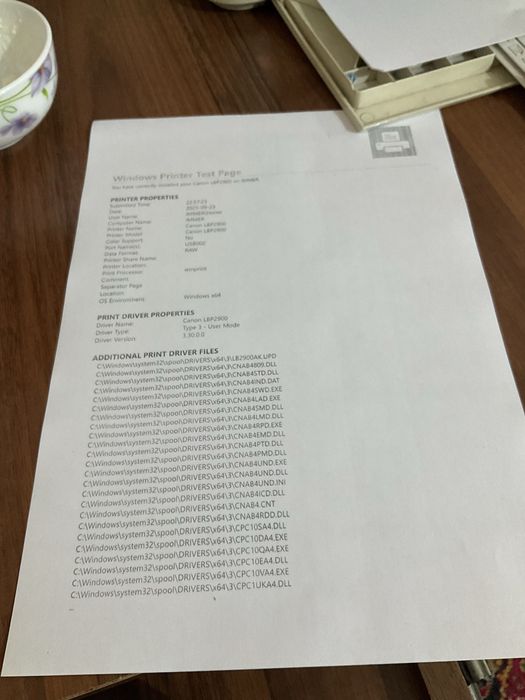 Canon LBP 2900 lazer printer. Ish holati a'lo.