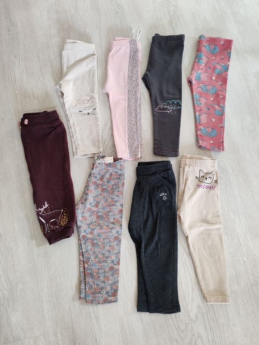 Lot 8 colanti fete mărime 86