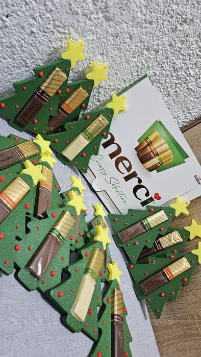 Коледна украса за елха с бонбон