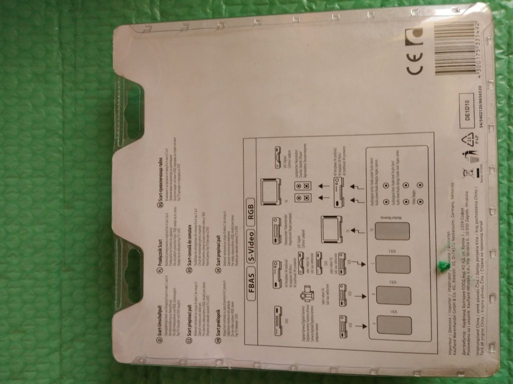 Consola comutare mufa Euroscart Audio, Video, Imput Output