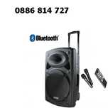 Караоке тонколона Mba F-15 5000W 15", bluetooth, 2 безжич. микрофона,