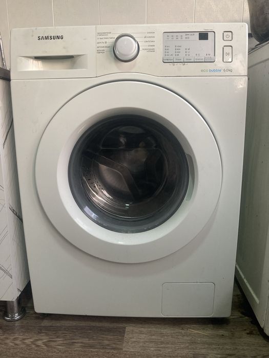 samsung kir mashina eco bubble 6.0 kg avtomat
