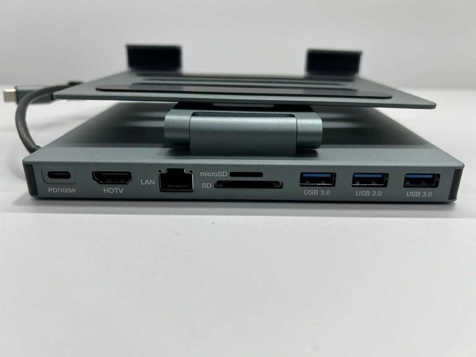 Docking Station Tableta Type C PD 100W Hdmi Usb 3.0 SD Audio