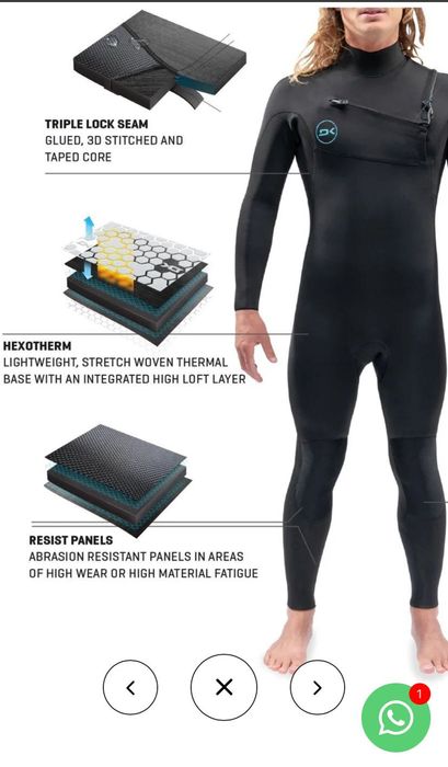 Неопрен за Кайт/Уинд/Уинг/Сърф Dakine Mission CZ 5/4/3 Size L Нов