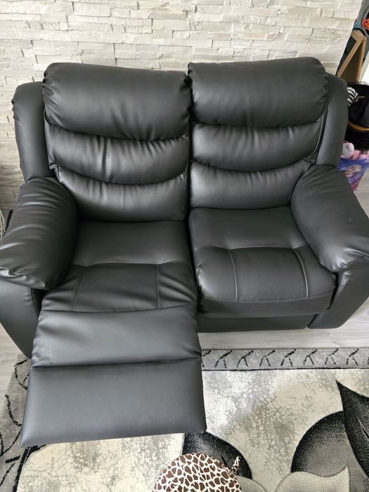 Canapea 2 locuri cu recliner