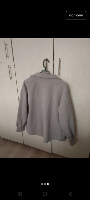 Geaca gri Shein mărimea S