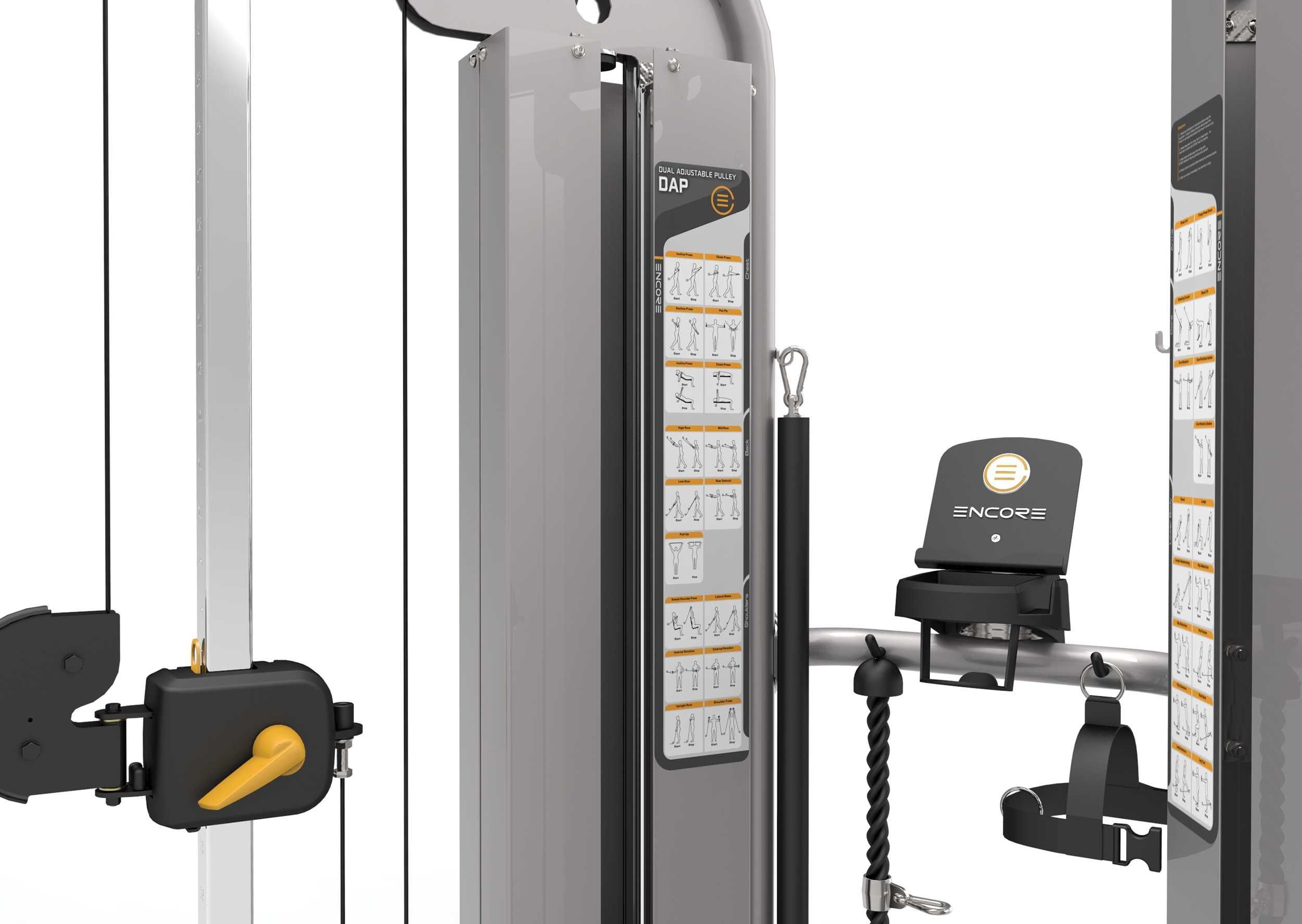 Двоен Кросоувър / Фитнес Уред / Dual Adjustable Pulley
