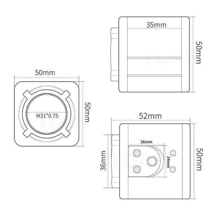CCD Video Camera - se poate folosi la microscop DIY