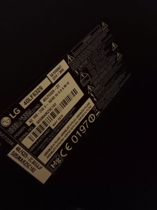 Smart TV LG 108cm full HD