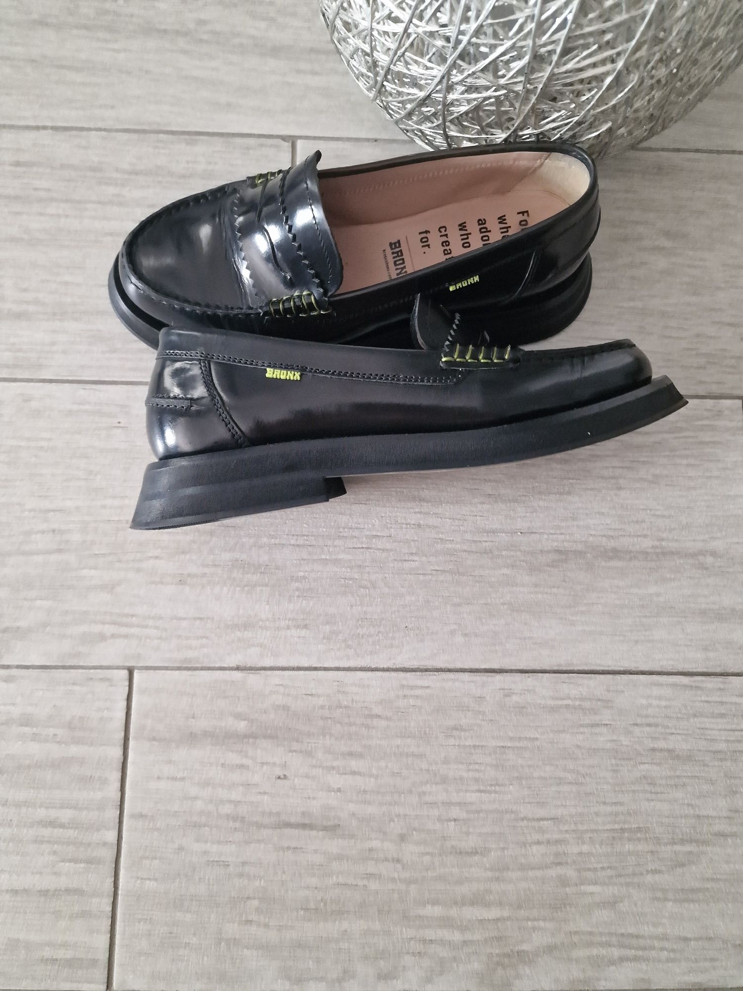 Pantofi loafer din piele Bronx