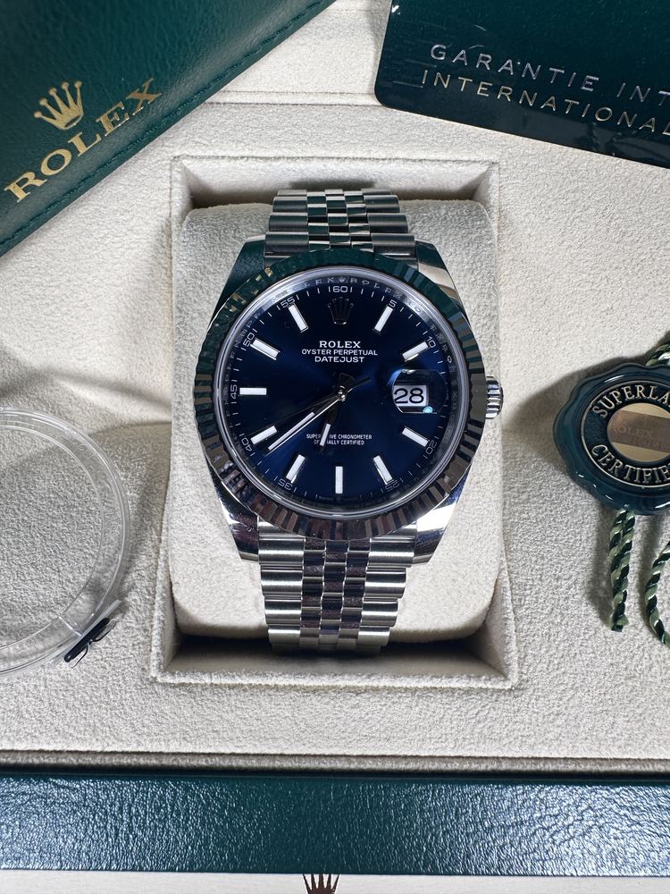 Rolex Datejust 41 albastru jubilee