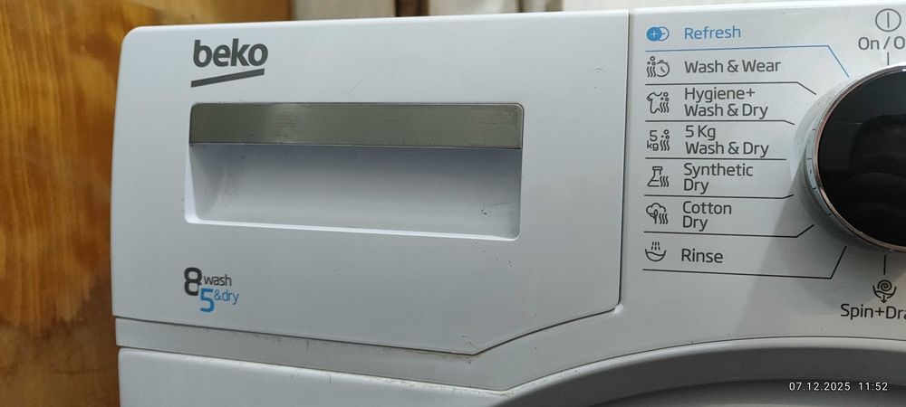 Пералня със сушилня 2в1 Beko HTV 8746 XG за части / донор.