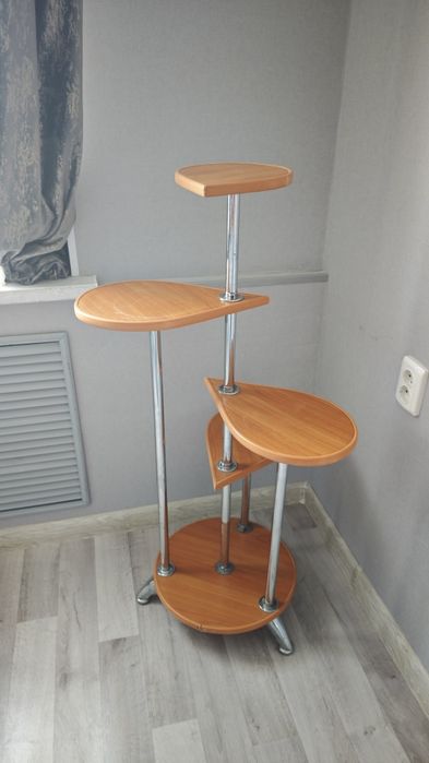 Подставка для цветов полка стеллаж