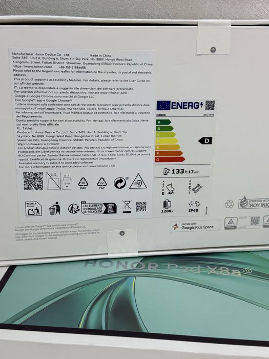 Tableta HONOR Pad X8a, 11", 4GB, 128GB , Wifi, Space Gray sigilata !