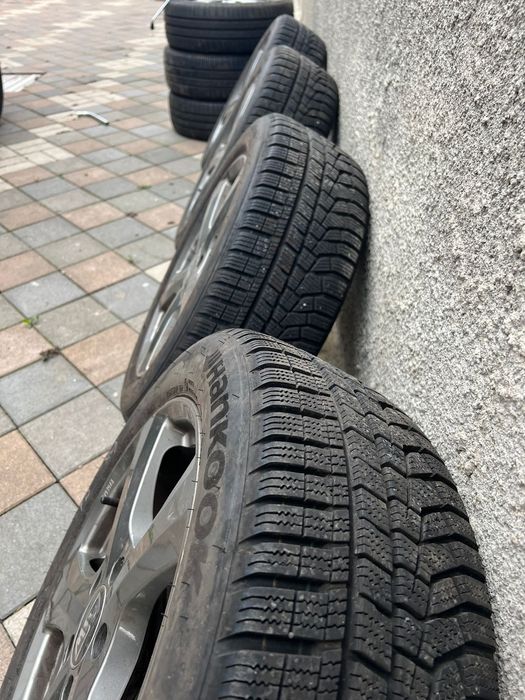 Set 4 jante pe 17 5x112 mercedes, audi, vw, seat, skoda cu 205/55/17