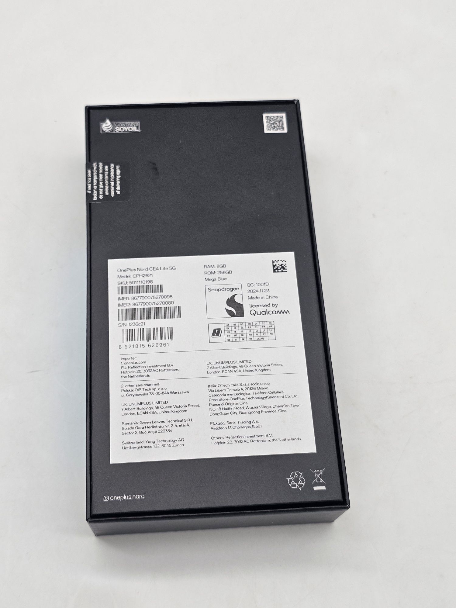 ONEPLUS Nord CE4 Lite 5G Red Community Edition, 256GB, 8GB, Sigila