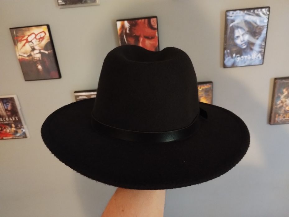 Palarie fedora neagra (noua)