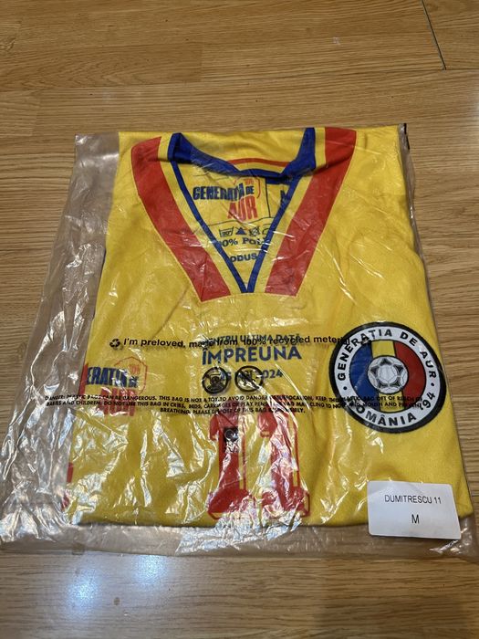 Tricou Romania 1994 / Generatia de Aur / Ilie Dumitrescu