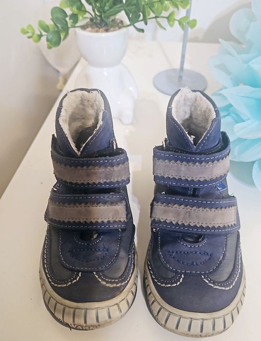 Ghete piele -imblanite interior -mas 24 - talpa flexibila